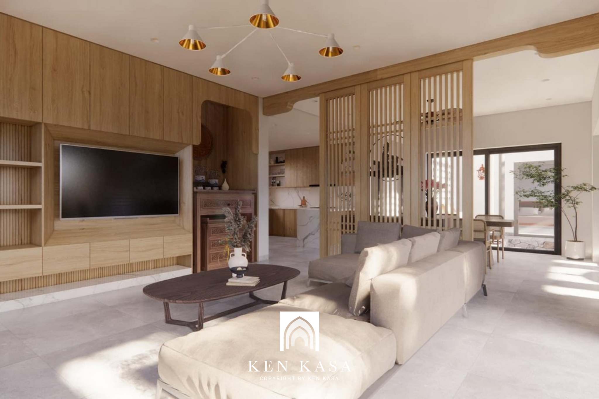 Phong cách hiện đại khi thiết kế homestay villa 
